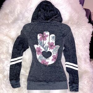 SPIRITUAL GANGSTER Hamsa 🪬 Floral 🌺 Hoodie